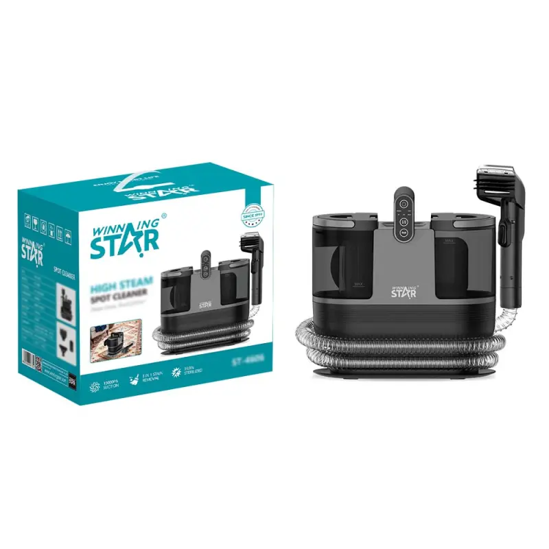 WINNING STAR SPOT CLEAN Power:500W+1200W Heating Capacity:1.6L+0.95L Suction Power:≥15kPa IPX4 ST-4606 MADE IN CHINA ( 1 YEAR FULL WARRANTY