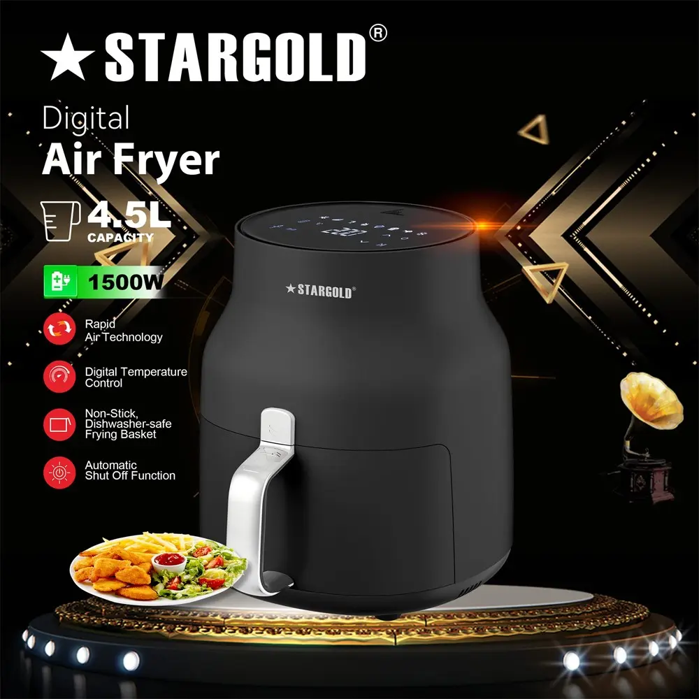 STARGOLD AIR FRYER 4.5L 1500W SG-2224MC
